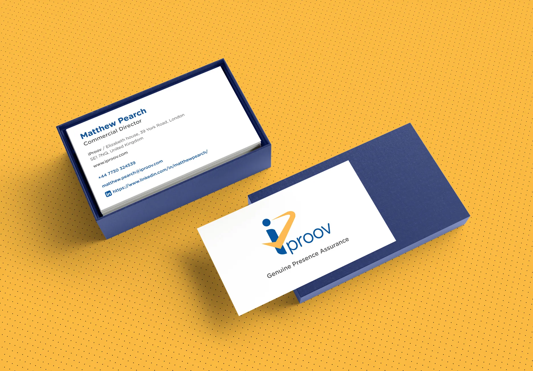 iProov business cards