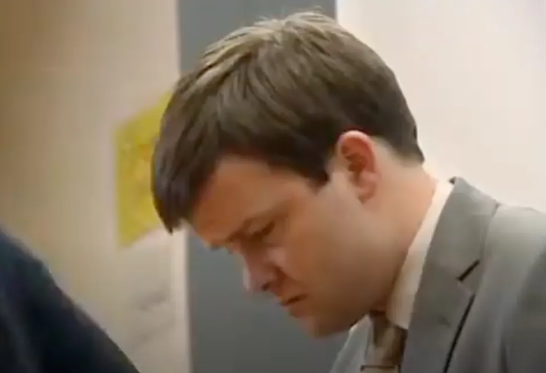 The moment of defeat for Christopher.