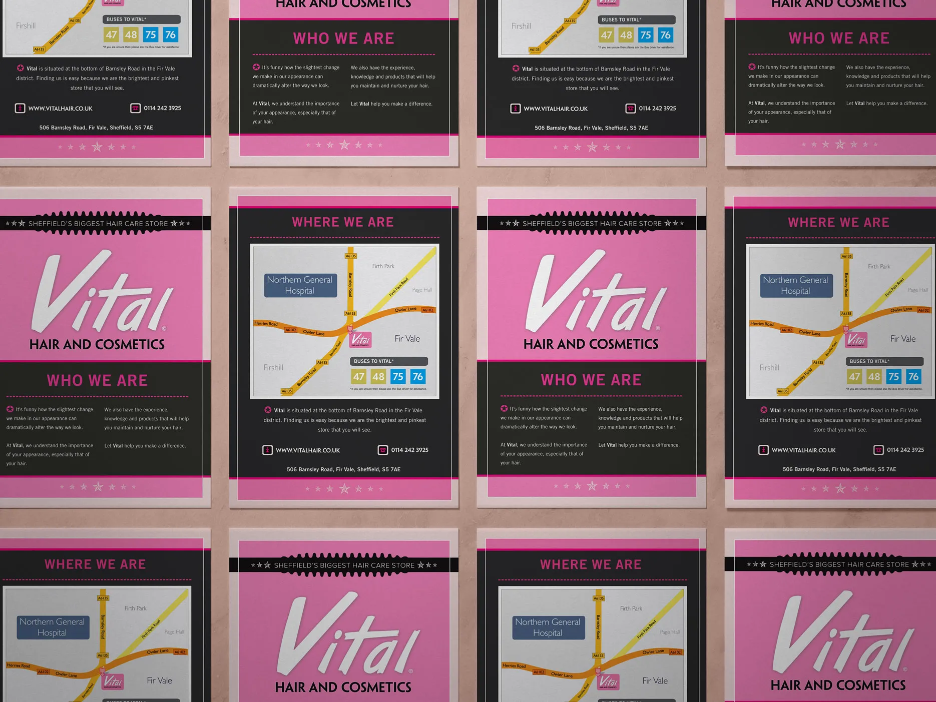 Vital A5 flyers